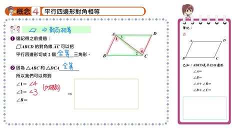 平行四邊形內角和